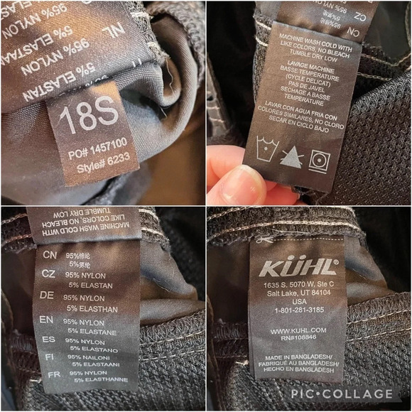 KUHL Women's Gray Stretch Nylon Kliffside Convertible Hiking Pants - Picture 7 of 9